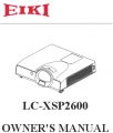 Icon of LC-XSP2600 Owners Manual